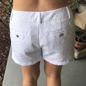 White Calvin Klein shorts